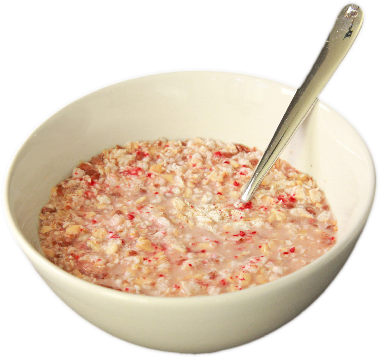 Bio-Porridge Himbeere von Haferreich mit kaltgepresstem Hafer und gefriergetrockneten Himbeeren.